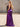 3D Rose Sheer Bodice Boned Satin Mermaid Prom Dress Long - Grape