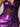 3D Rose Sheer Bodice Boned Satin Mermaid Prom Dress Long - Grape