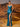 V-Neck Beaded Lace Embroidery Mermaid Prom Dress With Split - Peacock Blue