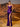 V-Neck Beaded Lace Embroidery Mermaid Prom Dress With Split - Purple