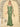 Ruffle Sleeve Satin Mermaid Bridesmaid Dress With Lace Embroidery - Sage Green