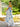 Removable Off Shoulder Boned Bodice Ruffle Printing Chiffon Ball Gown Prom Dress - Baby Blue Floral