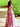 Removable Off Shoulder Boned Bodice Ruffle Printing Chiffon Ball Gown Prom Dress - Pink Floral