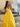 Strapless Boned Bodice Ruffle Chiffon Ball Gown Prom Dress - Yellow