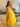 Strapless Boned Bodice Ruffle Chiffon Ball Gown Prom Dress - Yellow