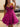 Crystal Ruffle Boned Ball Gown Mini Prom Dress - Hot Pink