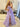 Boned Strapless Tiered Ball Gown Prom Dress Long With Bow - Lilac