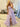 Boned Strapless Tiered Ball Gown Prom Dress Long With Bow - Lilac