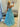 Boned Strapless Tiered Ball Gown Prom Dress Long With Bow - Light Blue