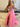 Ruffled Layered Sequin Corset Long Prom Dress - Pink