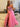 Ruffled Layered Sequin Corset Long Prom Dress - Pink