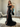 Cut Front Leaf Lace Boned Mermaid Prom Dress With Layered - Black