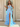Cut Front Leaf Lace Boned Mermaid Prom Dress With Layered - Sky Blue