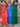Crystal Lace Embroidery Chiffon Mermaid Prom Dress With Slit - Hot Pink