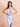 Deep V-Neck Sparkly Sequin Sexy Mermaid Evening Dress Long With Split - Baby Blue