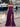 Bodice Layered Ball Gown Prom Dress With Slit - Purple