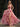 Printing Spaghetti Strap Ball Gown Prom Dress With Pocket - Pink