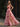 Printing Spaghetti Strap Ball Gown Prom Dress With Pocket - Pink