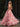 Printing Spaghetti Strap Ball Gown Prom Dress With Pocket - Pink