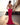 Spaghetti Strap Crystal Satin Mermaid Prom Dress - Red