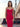 Spaghetti Strap Crystal Satin Mermaid Prom Dress - Red