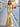 Sheer Bodice Mermaid Prom Dress Long With Slit - Yellow