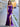 Sheer Bodice Mermaid Prom Dress Long With Slit - Purple