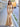 Sheer Bodice Mermaid Prom Dress Long With Slit - Champagne