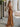 Sparkly Lace Sheer Bodice Long Mermaid Prom Dress - Burnt Orange