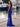 Sheer Bodice Lace Hot Fix Spaghetti Strap Mermaid Prom Dress - Dusty Blue