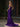 Crystal Cut Front Strapless Mermaid Long Prom Dress - Purple