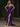 Crystal Cut Front Strapless Mermaid Long Prom Dress - Purple