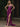 Crystal Cut Front Strapless Mermaid Long Prom Dress - Fuchsia