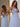 Lace Embroidery Deep V-Neck Boned Illusion Long Prom Dress - Baby Blue