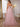 Sparkly Lace Embroidery Illusion Bodice A-Line Long Prom Dress - Blush Pink