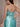 Lace Embroidery Sheer Bodice Spaghetti Strap Mermaid Prom Dress - Mint Green