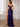 Off Shoulder Corset Bodice Lace Embroidery Mermaid Prom Dress With Split - Purple