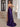 Hot Fix Corset Bodice Spaghetti Strap Mermaid Prom Dress With Slit - Plum