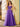 Hand Beading Square Ball Gown Prom Dress - Purple