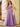 Hand Beading Square Ball Gown Prom Dress - Lilac