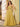 Hand Beading Square Ball Gown Prom Dress - Yellow