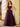 Hand Beading Square Ball Gown Prom Dress - Grape