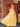 Sheer Bodice Beaded A-Line Prom Dress With Slit - Yellow
