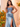 Lace Embroidery Waist Drop Mermaid Long Prom Dress - Dusty Blue