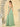 Chiffon V-Neck Spaghetti Strap Bridesmaid Dress With Back Cross Straps - Sage Green