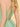 Chiffon V-Neck Spaghetti Strap Bridesmaid Dress With Back Cross Straps - Sage Green
