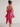 Bow Scoop Mini Bridal Ball Gown Prom Dress - Hot Pink