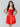 Hot Fix Satin Mini Ball Gown Prom Dress - Red