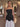 Hand Beading Strapless Two Pieces Pearl Prom Dress With Shawl - Black