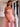 Hand Beading Strapless Two Pieces Pearl Prom Dress With Shawl - Pink